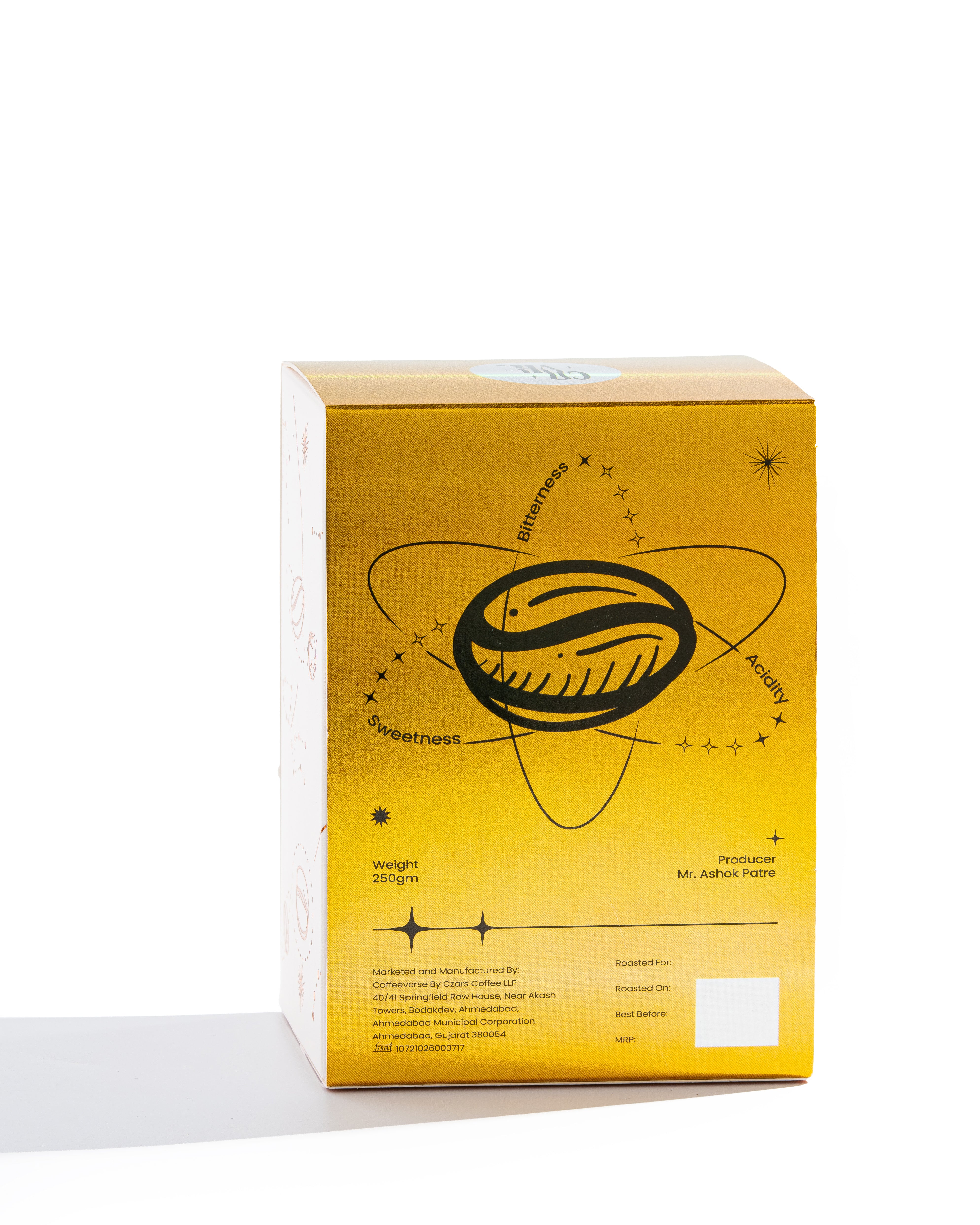 Intense Rum Barrel coffee packaging featuring bold design and flavor notes.