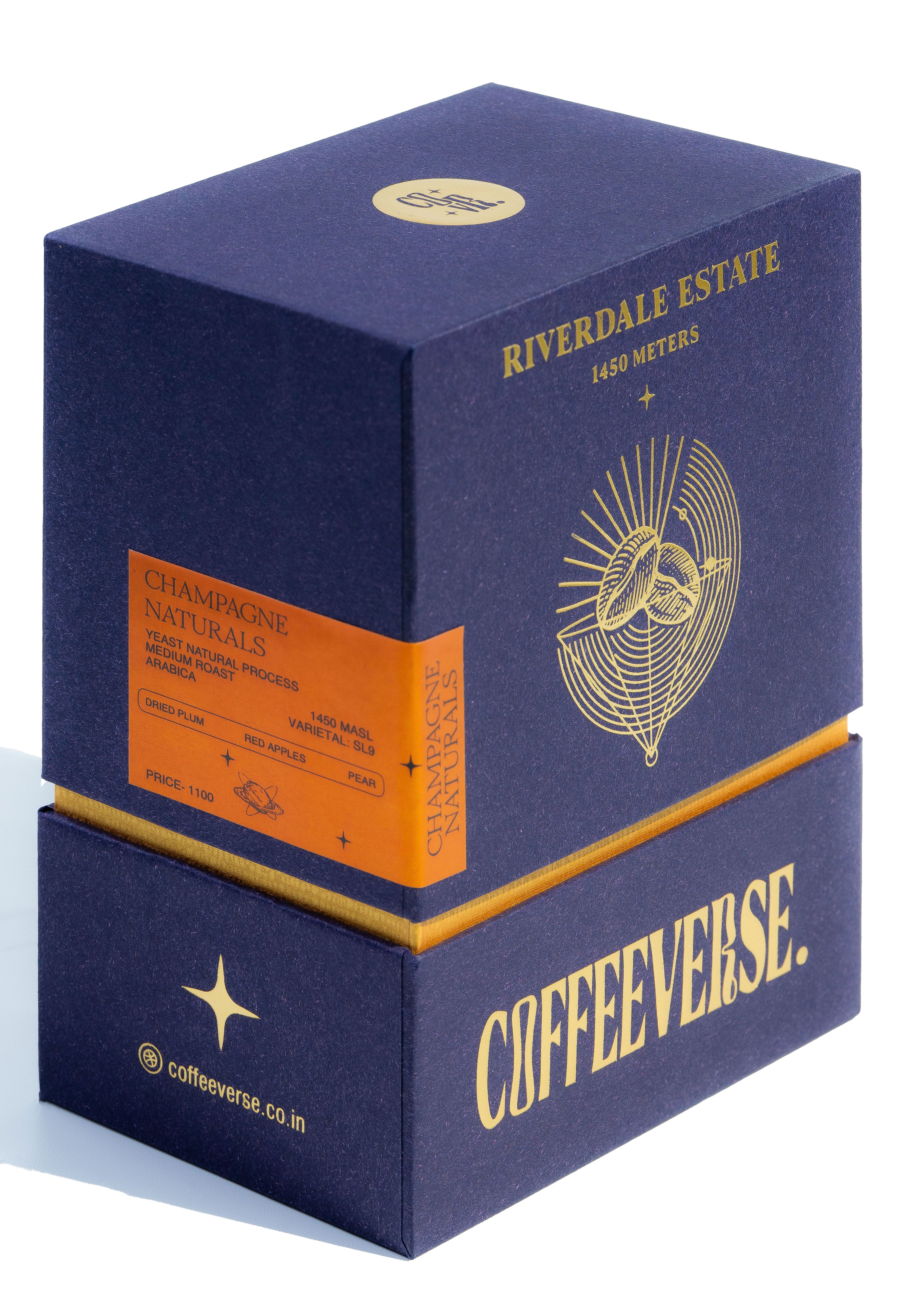 Champagne Naturals 100% Speciality Arabica from Riverdale Estate - Premium specialty coffee beans by Coffeeverse
