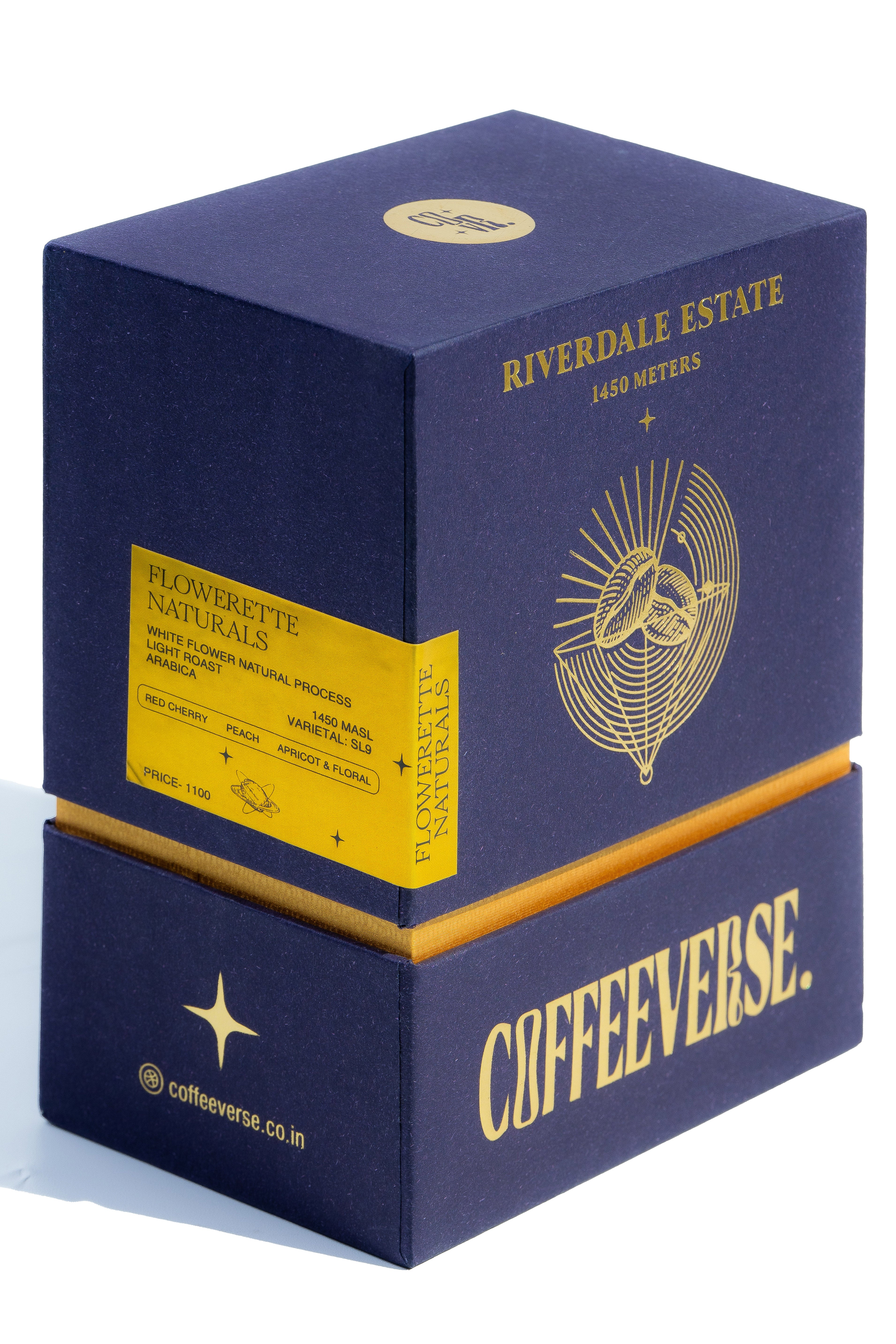 Flowerette Naturals 100% Speciality Arabica from Riverdale Estate - Premium washed process whole bean coffee